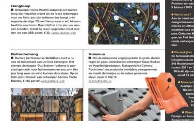 Stand-Up vogelhuisjesdakpan in Volkskrant Magazine